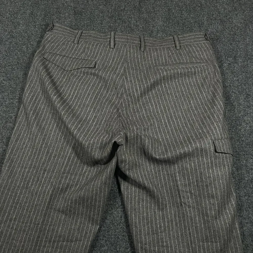 INCOTEX Pants Mens Slowear Wool Tweed Trousers Pinstripe Gurkha Cargo 36